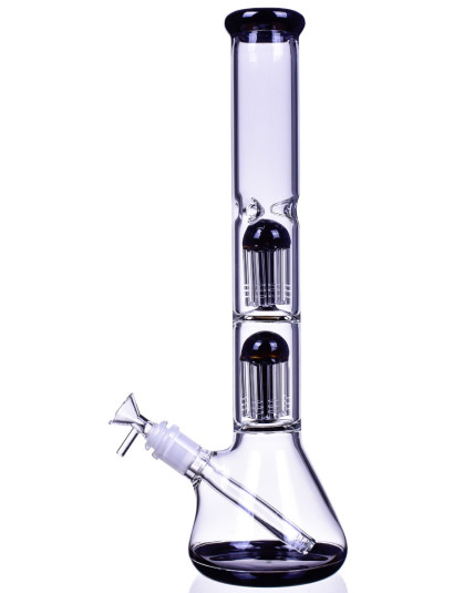 16" Double Tree Perc 16 Arm Beaker Bong