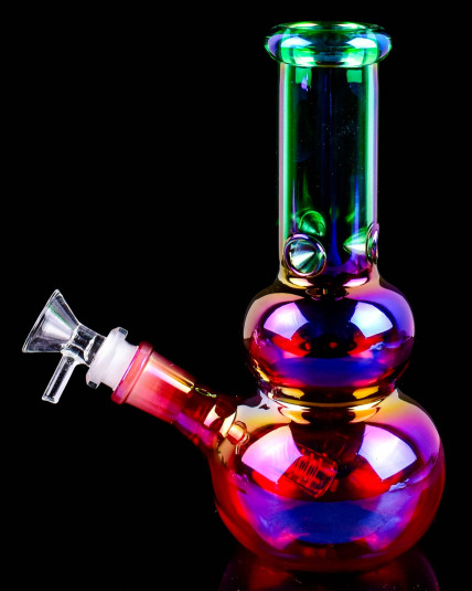The Double Bubble Heavy Bong - Rasta