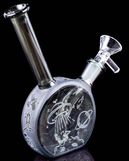 Zero Gravity Sandblasted Mini Bong