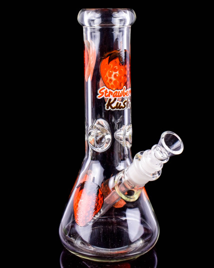 Strawberry Kush Extra Thick Beaker Bong | Limited Drop