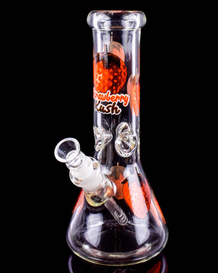 Strawberry Kush Extra Thick Beaker Bong | Limited Drop