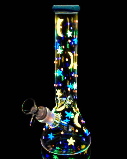 Cosmic Sprinkles Glow In The Dark Beaker Bong