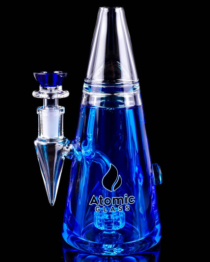Atomic Glass - Glycerin Pyramid Beaker Bong