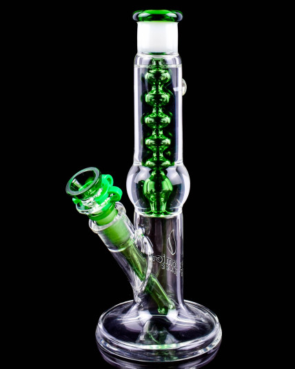 Atomic Glass Concave Glycerin Beaker Bong - Green
