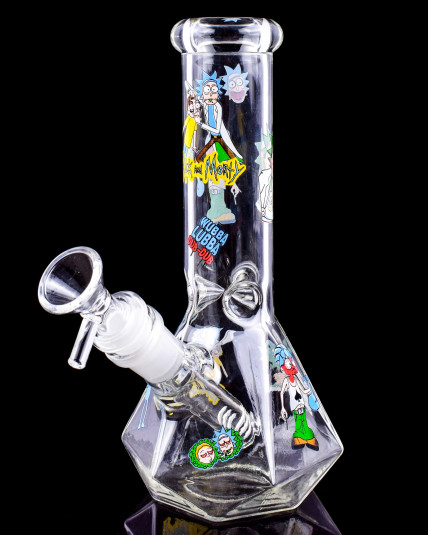 9" Diamond Beaker Base Rick & Morty Bong