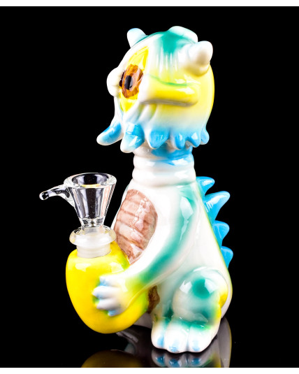 Baby Dinosaur - 7" Cute Animal One Eyed Ceramic Bong 