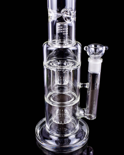 Triple Stack Matrix & Inline Showerhead Perc Tower Bong | Limited Drop
