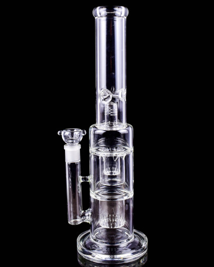 Triple Stack Matrix & Inline Showerhead Perc Tower Bong | Limited Drop