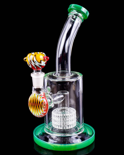 Emerald HypnoVortex Wig-Wag Bong | Limited Drop