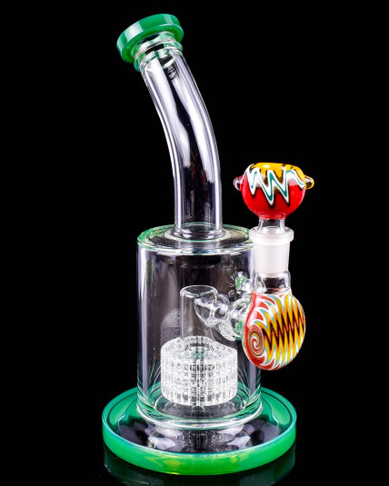 Emerald HypnoVortex Wig-Wag Bong | Limited Drop