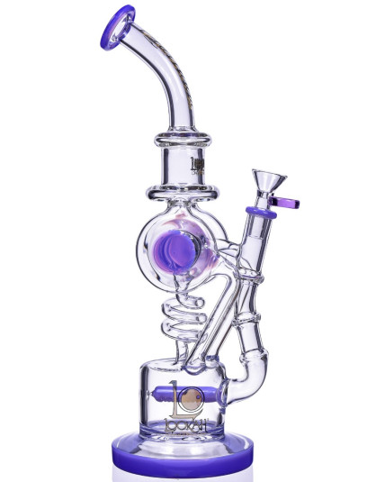 The Will - Lookah Glass 13" Recycle Bent Neck Glass Water Pipe Bong