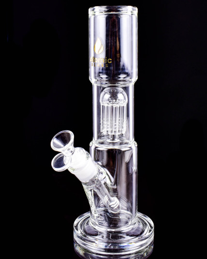 Atomic Glass - Tree Perc Tower Straight Bong