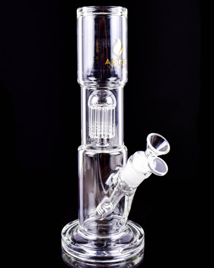 Atomic Glass - Tree Perc Tower Straight Bong