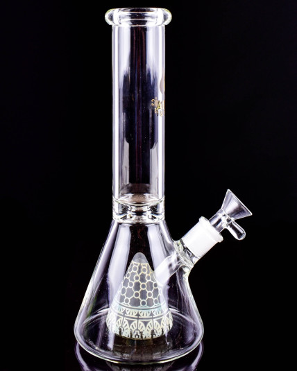 Atomic Glass - Mandala Beaker in Beaker Bong
