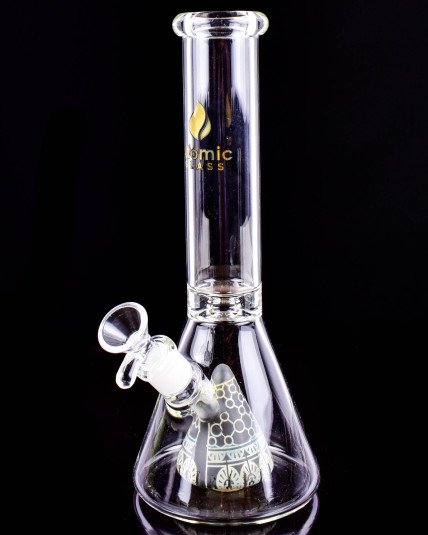 Atomic Glass - Mandala Beaker in Beaker Bong