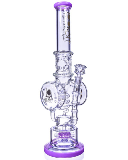 Lookah® - 18" Disc Tower Of Filtration Recycler Bong