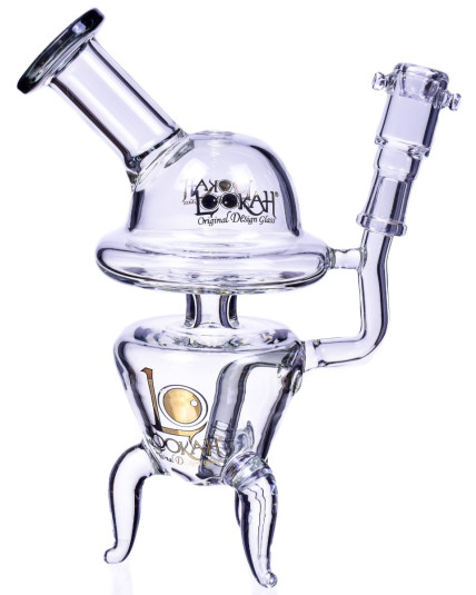 Among Us - 9" Lookah® UFO Dab Rig Smoking Glass Water Pipe Bong
