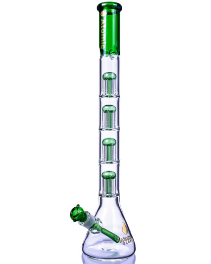 King's Chalice - Atomic Glass - 22" Quad 6-Arm Tree Perc Big Beaker Bong