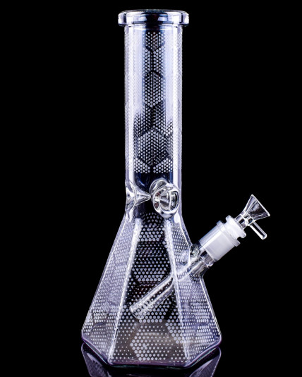 The Spectrum - 12" Hex Base Beaker Bong