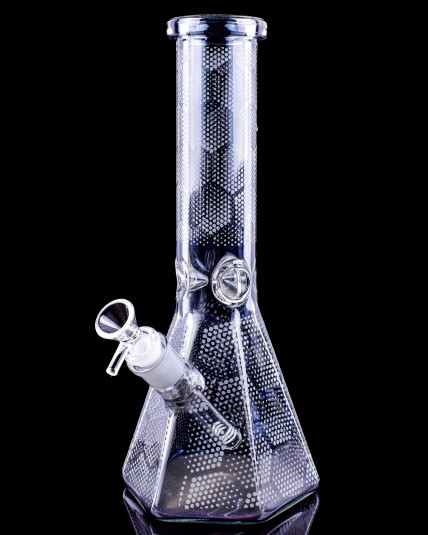 The Spectrum - 12" Hex Base Beaker Bong