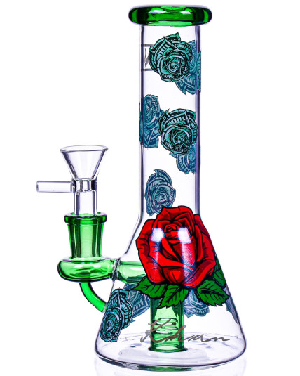 Erick Khan Rose Beaker Bong