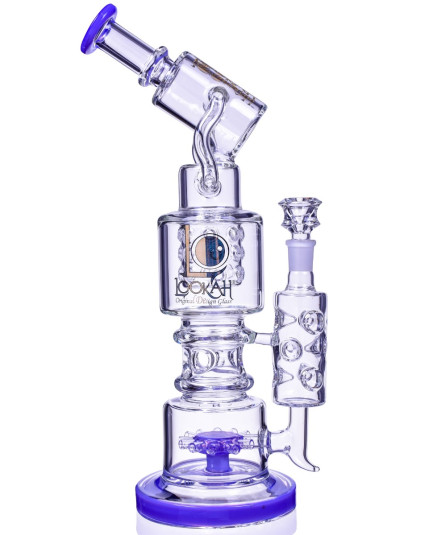 Microscope Triple Stack Multi-Chamber Percolator Bong 