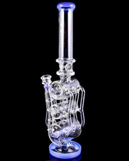 The Apex - Lookah - Platinum Series - 21" Triple Barrel Hexa Recycler Bong