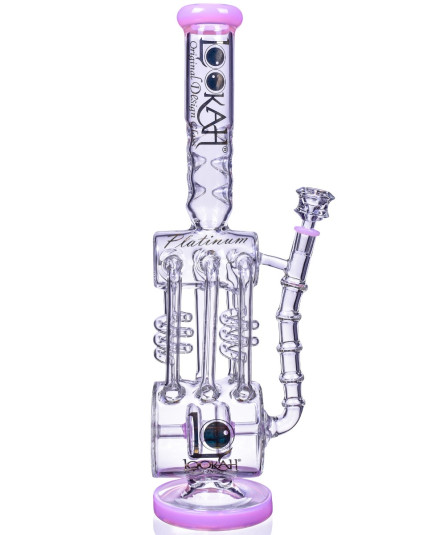 The Missing Alderaan Relic - Lookah Platinum Series Bong - 15" Barrel Spiral Blast Recycle Ice Glass Bong