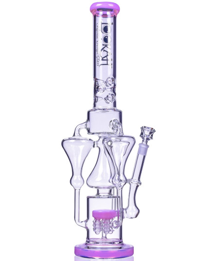 The Nordic Artifact - Lookah® - 21" Triple Tornado Chamber with Electric Sprinkler Perc