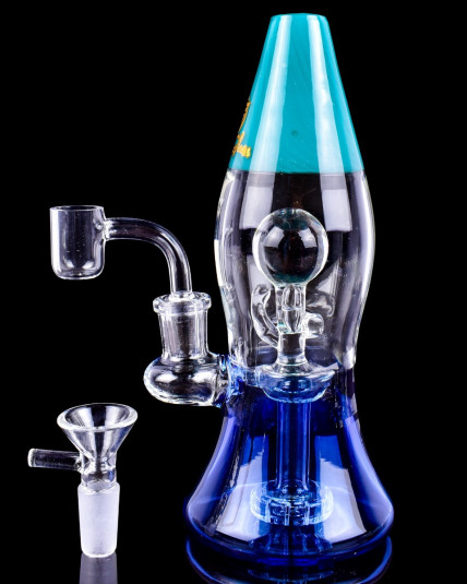 Chill Glass - 8" Dual Tone Color Lava Lamp Bong