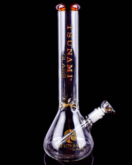 Tsunami Glass – 15” Ice Catcher Beaker Bong