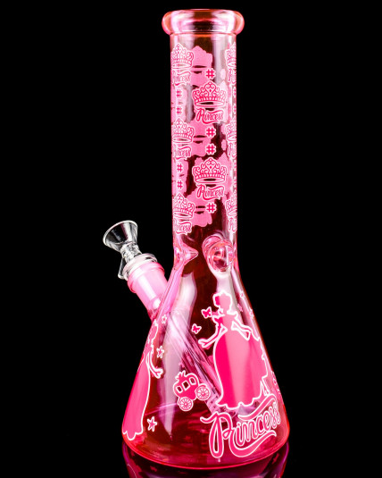 Royal Puff Pink Beaker Bong