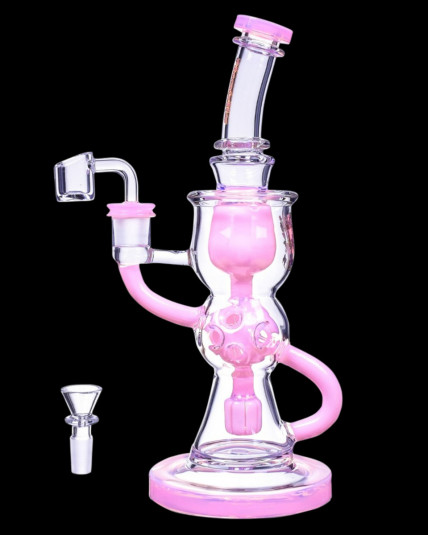 The Saver - Phoenix Star - 10" Fab Egg Recycler Bong/Dab Rig
