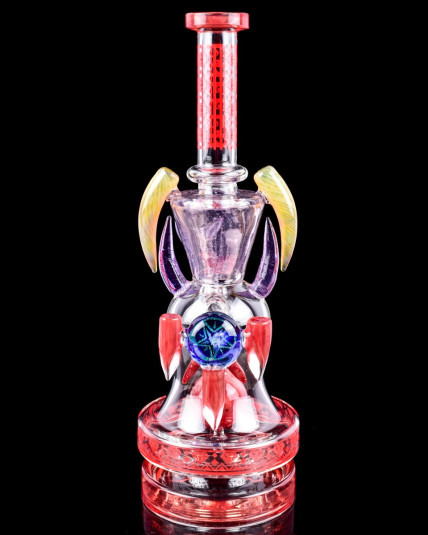 Celestial Prism - Cheech Glass - 12" Spiky Bubble Perc Bong