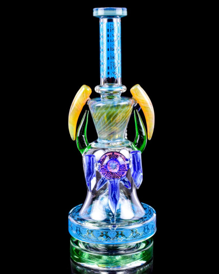 Celestial Prism - Cheech Glass - 12" Spiky Bubble Perc Bong