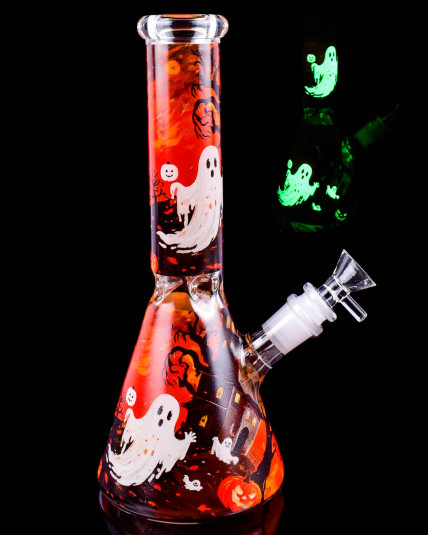 Haunted Boo Glow Beaker Bong