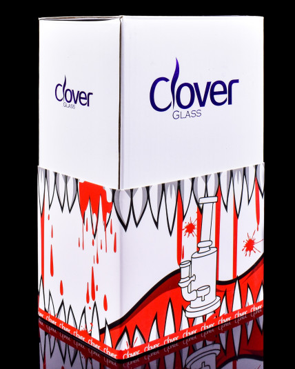 Clover Glass Signature Series - Tilted Neck Showerhead Perc Mini Bong/Dab Rig