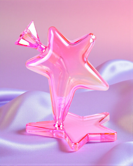 Aurora Star Bong - Pink Iridescent