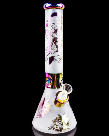 Interdimensional Rip Rick & Morty Beaker Bong