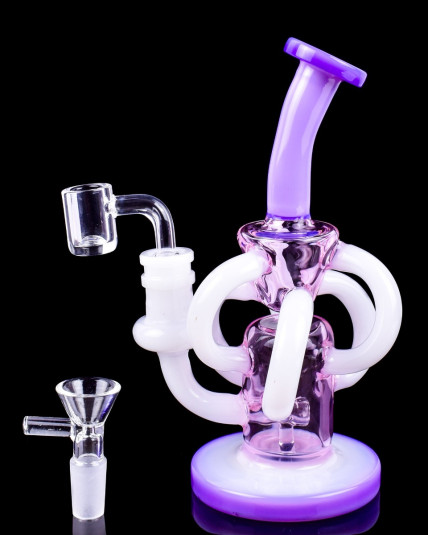 The Smoke Storm - In N Out Arm Vortex Recycler Bong