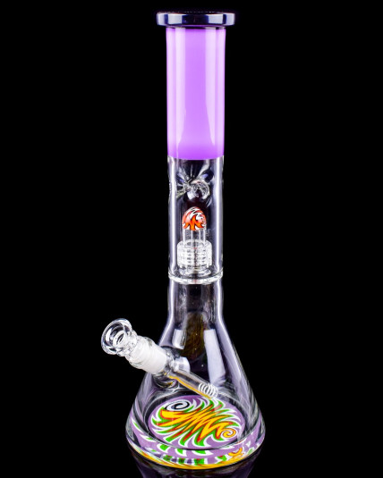 Crazy Haze - 16" Super Thick Wigwag Tube Bong