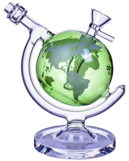 The Atmosphere - 8" Spherical Globe Bong -Go Green!!