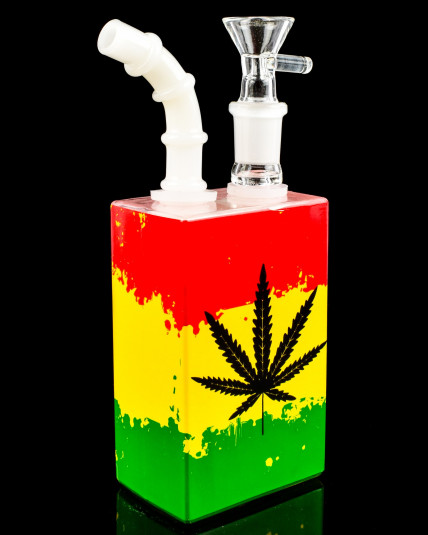 420 Rasta Juice Box Bong