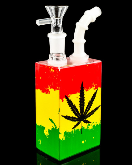 420 Rasta Juice Box Bong
