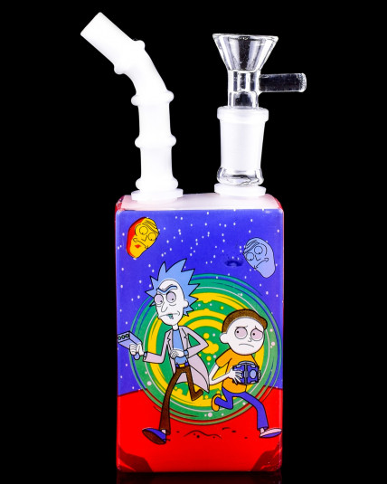 Portal Escape - Rick and Morty Glow In The Dark Juice Boxes Bong