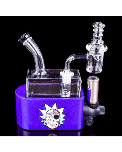 Rick & Morty RIO Rig In One Portable Dab Rig - Purple