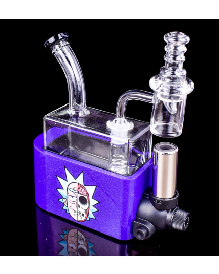 Rick & Morty RIO Rig In One Portable Dab Rig - Purple