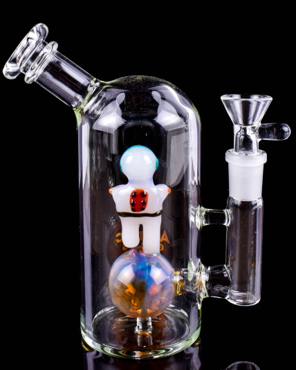 Atomic Glass - Spaceman on Globe Bong