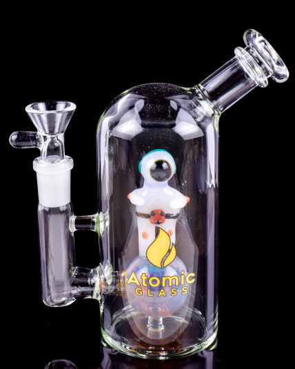 Atomic Glass - Spaceman on Globe Bong