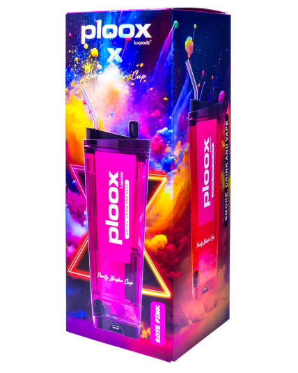 Ploox - X Party Shisha Cup Electric Portable Vaporizer - Pink
